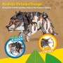 Cubic Fun - National Geographic Animale Salbatice Puzzle 3D Lup Cenusiu 58 piese Cubic Fun - 6